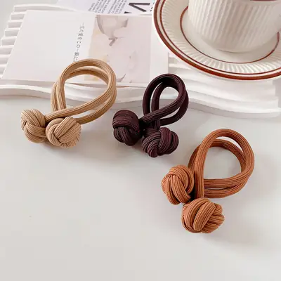 Simple Chinese Knot Hair Rope High Elastic Band