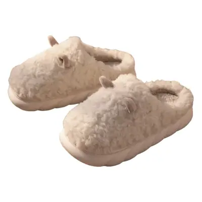 Nanbowan Fleece Lined Couple Slippers Women Winter Warm