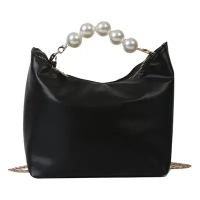 Pink French Pearl Chain Shoulder Messenger Bag for Women