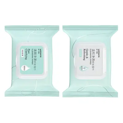 Amino Acid Gentle Makeup Remover Wet Wipes 25Pcs