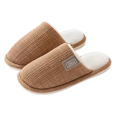 Women Winter Warm Cotton Slippers Non-Slip Indoor