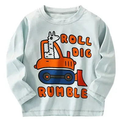 Malwee Boys Roll Dig Rumble T-Shirt Orange Blue