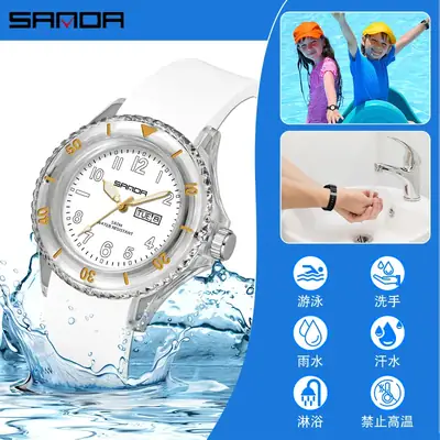 Sanda Waterproof Student Watch for Men Women