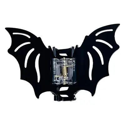 Halloween Bat Hair Clips Red Green Green Acetate