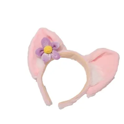 Purple Furry Animal Ears Headband for Girls