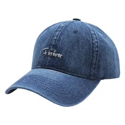 Men Women Denim Peaked Cap Navy Blue "AIRABLE"