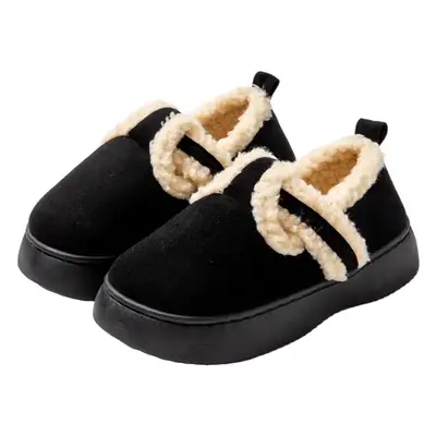 Women Winter Fleece Lined Slipper Brown Non-Slip