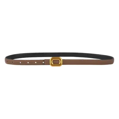 Litchi Leather Belt for Women Retro Classic Casual Pants Jeans