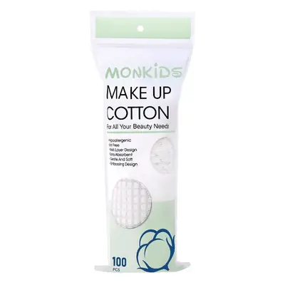 Monkids Makeup Cotton Round 100x100 Pearl Makeup Remover