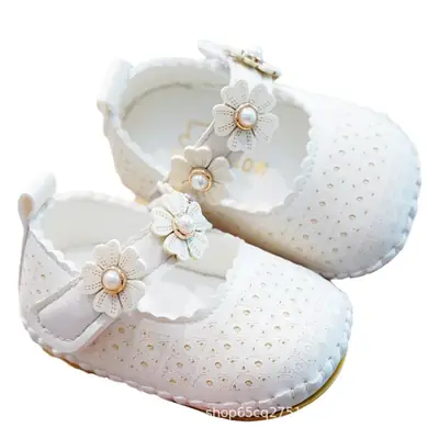 Baby Shoes, Soft-Soled Toddler Shoes, Spring & Fall Baby Girl Shoes, Toddler Shoes, Anti-Falling, Anti-Slip, 0-1 Year Old Little Princess Shoes