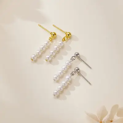 New South Korea Dongdaemun Pearl Ear Studs for Women
