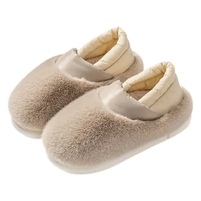 Pink Fleece Lined Slippers for Women