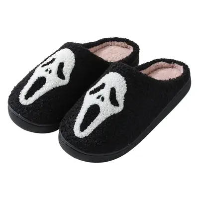 2023 new Halloween skull cartoon warm winter cotton slippers men and women couple home indoor cotton slippers