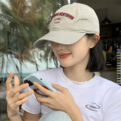 Women Baseball Cap Wide Brim Japanese Style