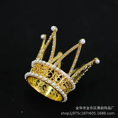 New Kids' Pearl Crown for Birthday & Weddings