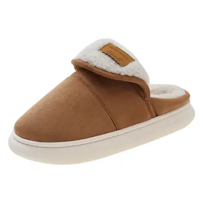 Women Winter Cotton Slippers Red Non-Slip