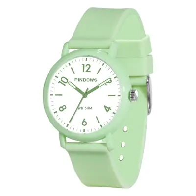 Trendy Red Blue White Quartz Watch for Boys Girls