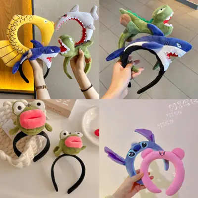 Red Cartoon Crab Headband for Kids Girls