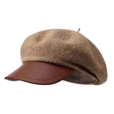 Octagonal Cap for Women Retro Disco Peaked Hat