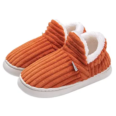 Women Cotton Plush Slippers Winter Warm Non-Slip
