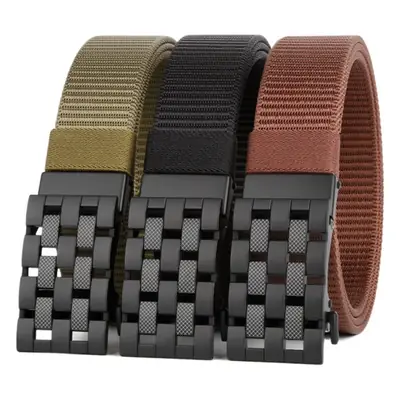 Men's Coffee Color Automatic Buckle Belt