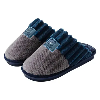 Cotton Slippers for Men, Winter Home Use, Non-Slip, Thickened, Warm, Outdoor Wear, Couple Slippers, Wholesale, Wear-Resistant, Soft
