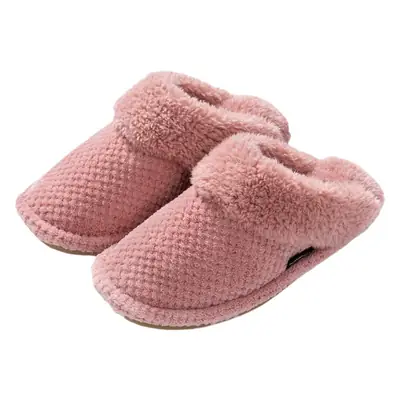 Jingshilu autumn and winter coral fleece thickened bottom fleece-lined warm home indoor household cotton slippers for women Wholesale
