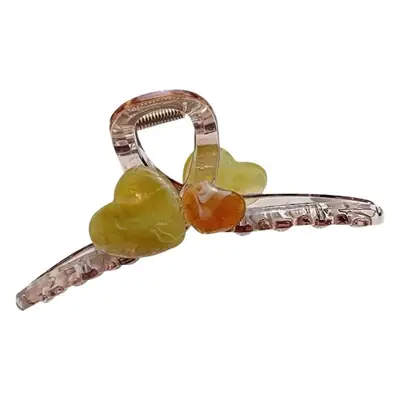 Clear Shark Clip Hairpin with Jelly Decor
