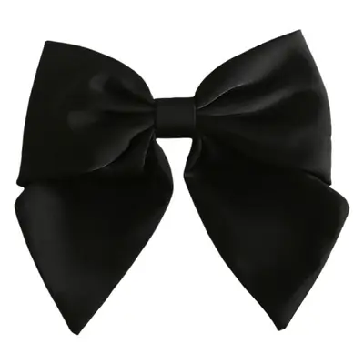 White Large Bow Hairpin Clip Top for Women