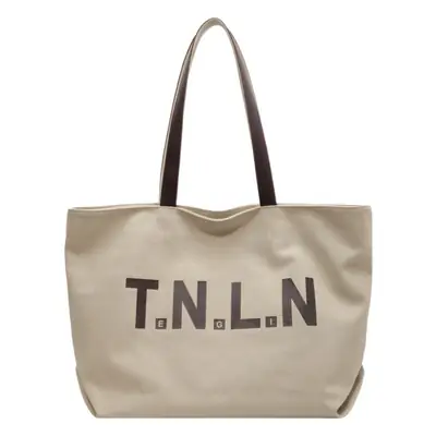 Women Canvas Large Tote Bag Black 2026