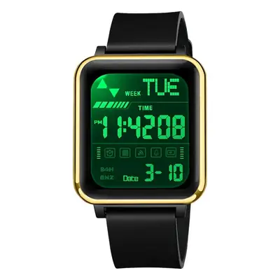 Sanda Digital Men's Watch 14:08 Waterproof Black