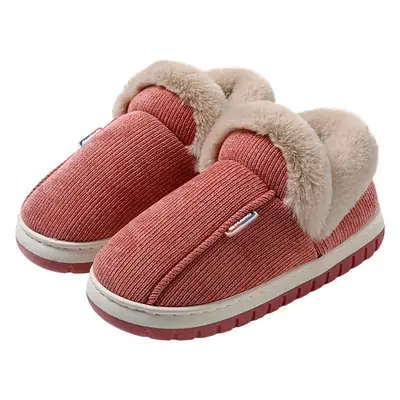 Green Fleece Lined Women's Winter Slippers