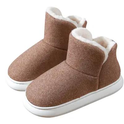 Women's Winter Cotton Slip-On Boots Warm Thick Sole