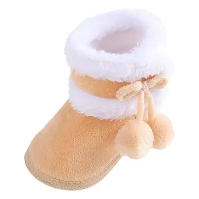 2023 new autumn and winter baby shoes 0-1 years old soft bottom fleece-lined toddler shoes 3-5-9-11 months newborn baby shoes