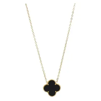 Lucky Clover Necklace for Women Gold Plated