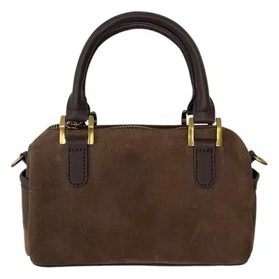 Korean Style Suede Shoulder Crossbody Bag Brown