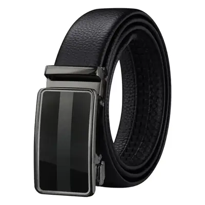 Men's Automatic Buckle Belt Black Casual Business All Match