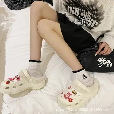 2023 Winter Fleece Clog Slippers for Women