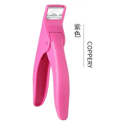 U-Shaped Nail Scissors French Cutters Flat Mouth Manicure