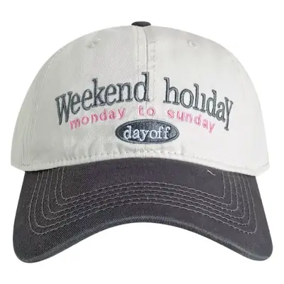 Weekend Holiday Letter Embroidered Baseball Cap Men Women