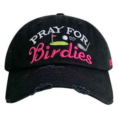 Pray For Birds Teal Ripped Cap