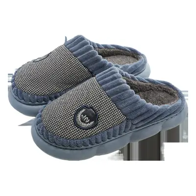 Men Cotton Wool Slippers Winter Indoor Non-Slip