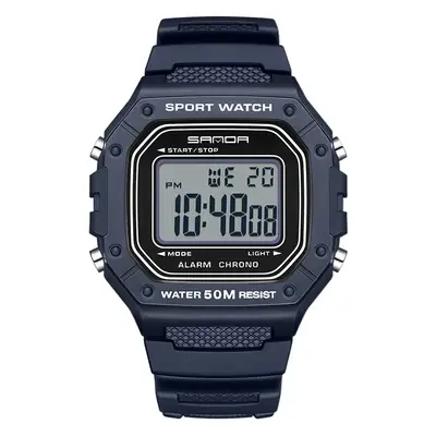 Sanda Digital Sport Watch Black 60m Water Resistant