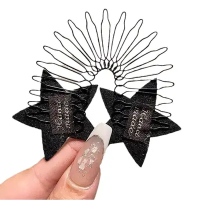 Alloy Hair Comb with Flower Decor for Women