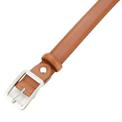 Women Genuine Leather Belt Brown Black White Vintage Style