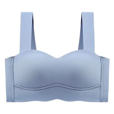 White Push Up Seamless Tube Top for Women