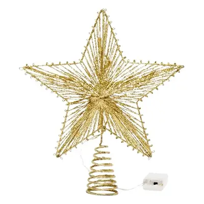 LED Star Tree Decor with Warm Lights