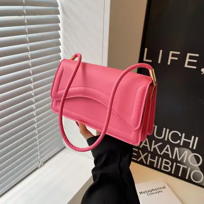 Black Shoulder Bag for Women 2023 Autumn Casual
