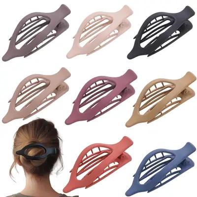 Elegant Shark Clip Hairpin for Back of Head