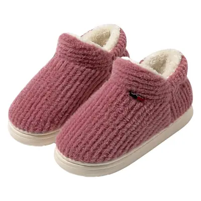 New Style Plush Cotton Slippers Women Winter Warm Non-Slip